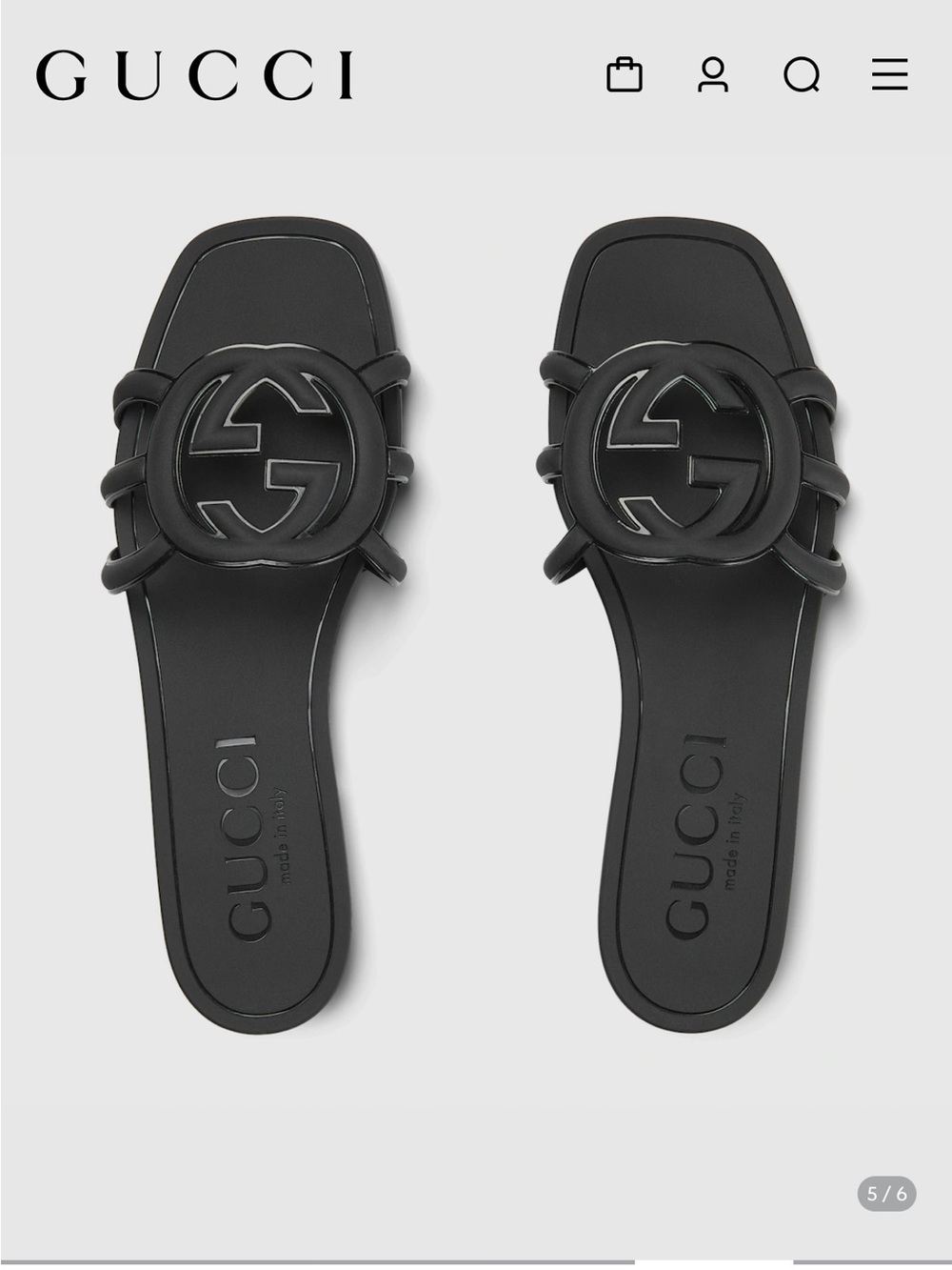Gucci Women's Interlocking G slide sandal